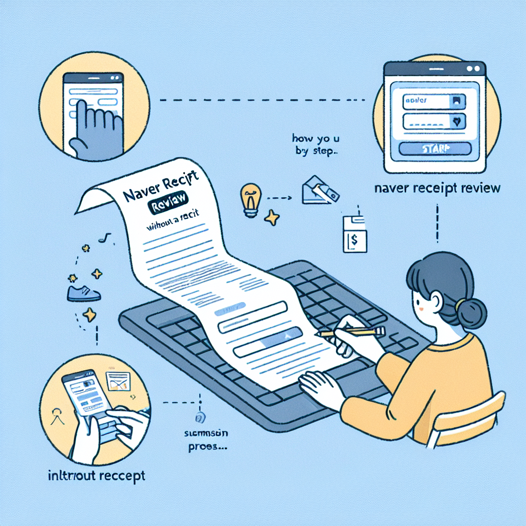 네이버 영수증 리뷰 작성 방법 (영수증 없이 작성하는 방법)